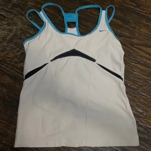 vintage white nike tanktop